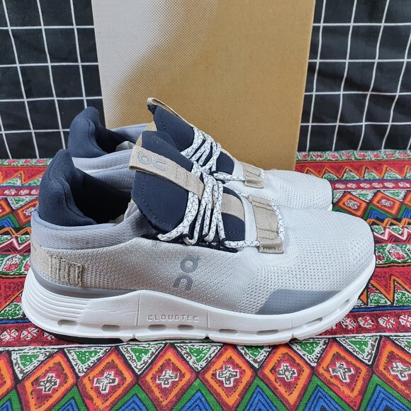 ON Running Cloudnova Women Shoes White Sand - Picture 5 of 7